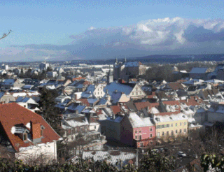 Le centre-ville de Montbéliard