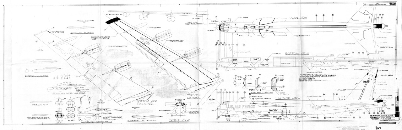 Boeing B-52B Display Model - RDowney