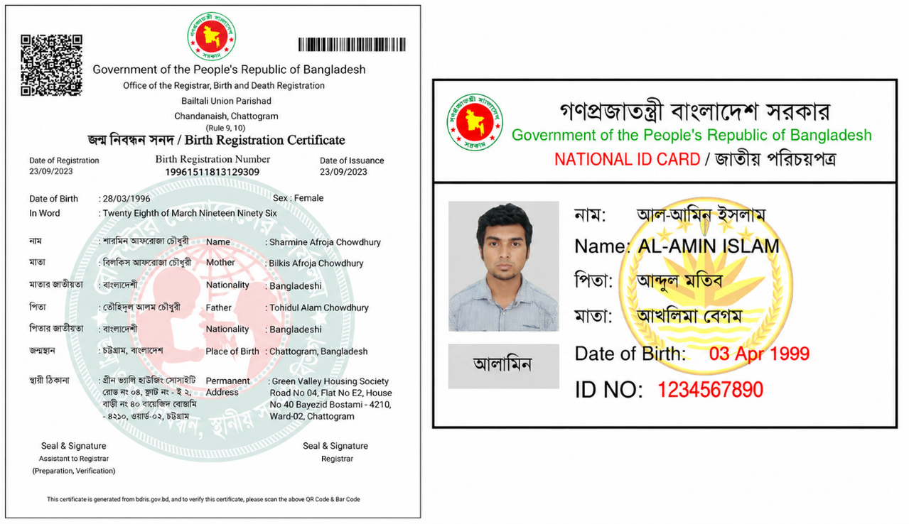 NID & Birth Registration Services