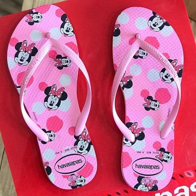 Chinelo Slim Disney Havaianas, Meninas