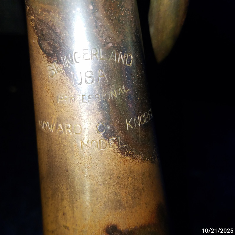 Slingerland Howard Knobel Model One Valve Bugle sn 9359 (25) 20251021