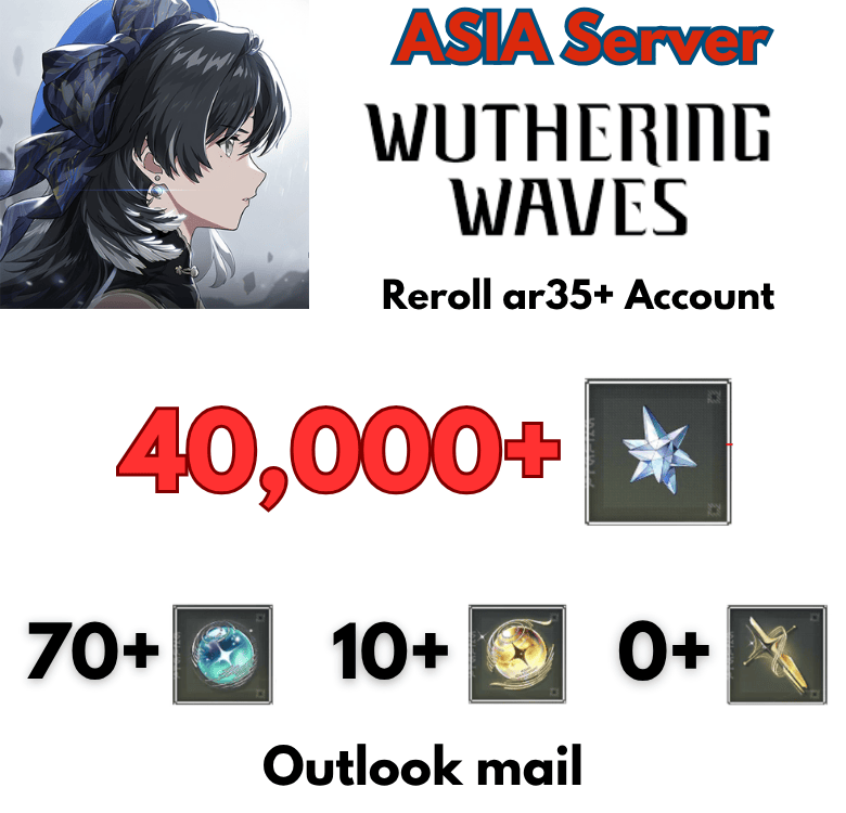 [ASIA] Wuthering Waves Reroll Account 