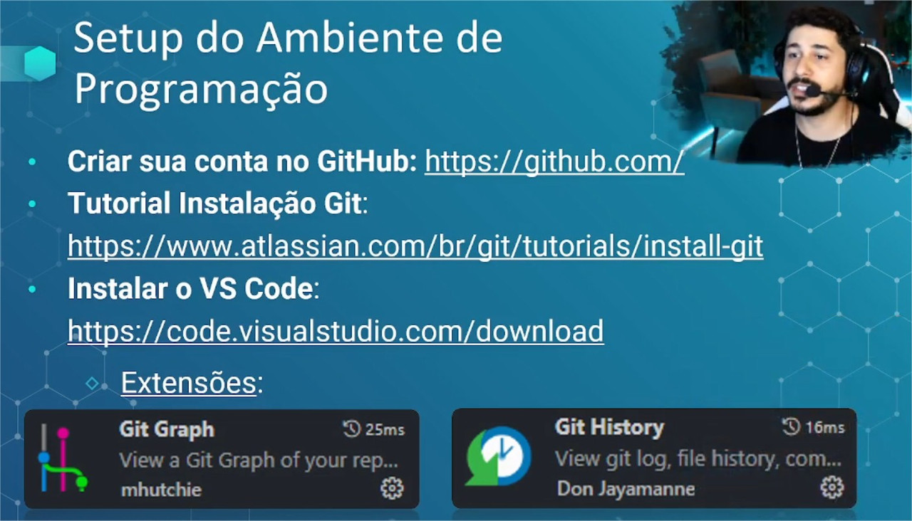 Setup do Ambiente de Programação