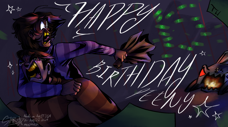bday art for my buddy <33