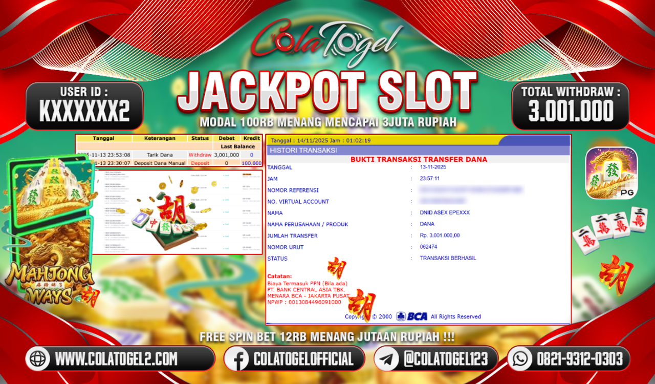 JACKPOT SLOT GACOR!!