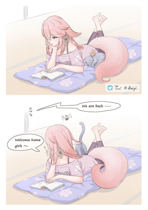 yae-genshin-impact-drawn-by-beiyi-27084bb7c37fa235e6c36a034e9d6699-1