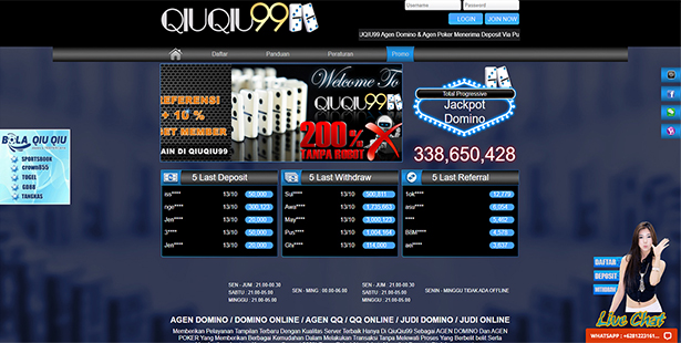 QIUQIU99 - SITUS DOMINOQQ ONLINE TERBAIK DI INDONESIA