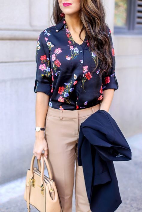 Top Idea With Floral Print