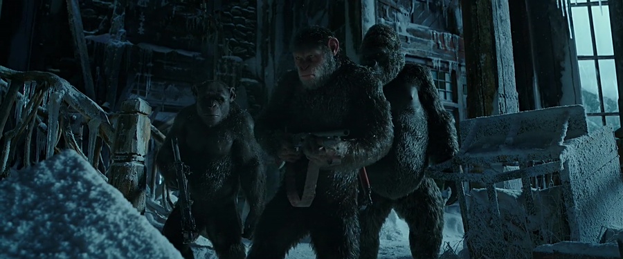 War for the Planet of the Apes 2017 BluRay [Hindi + Tamil + Telugu + English] 480p, 720p, 1080p ESub Screenshot