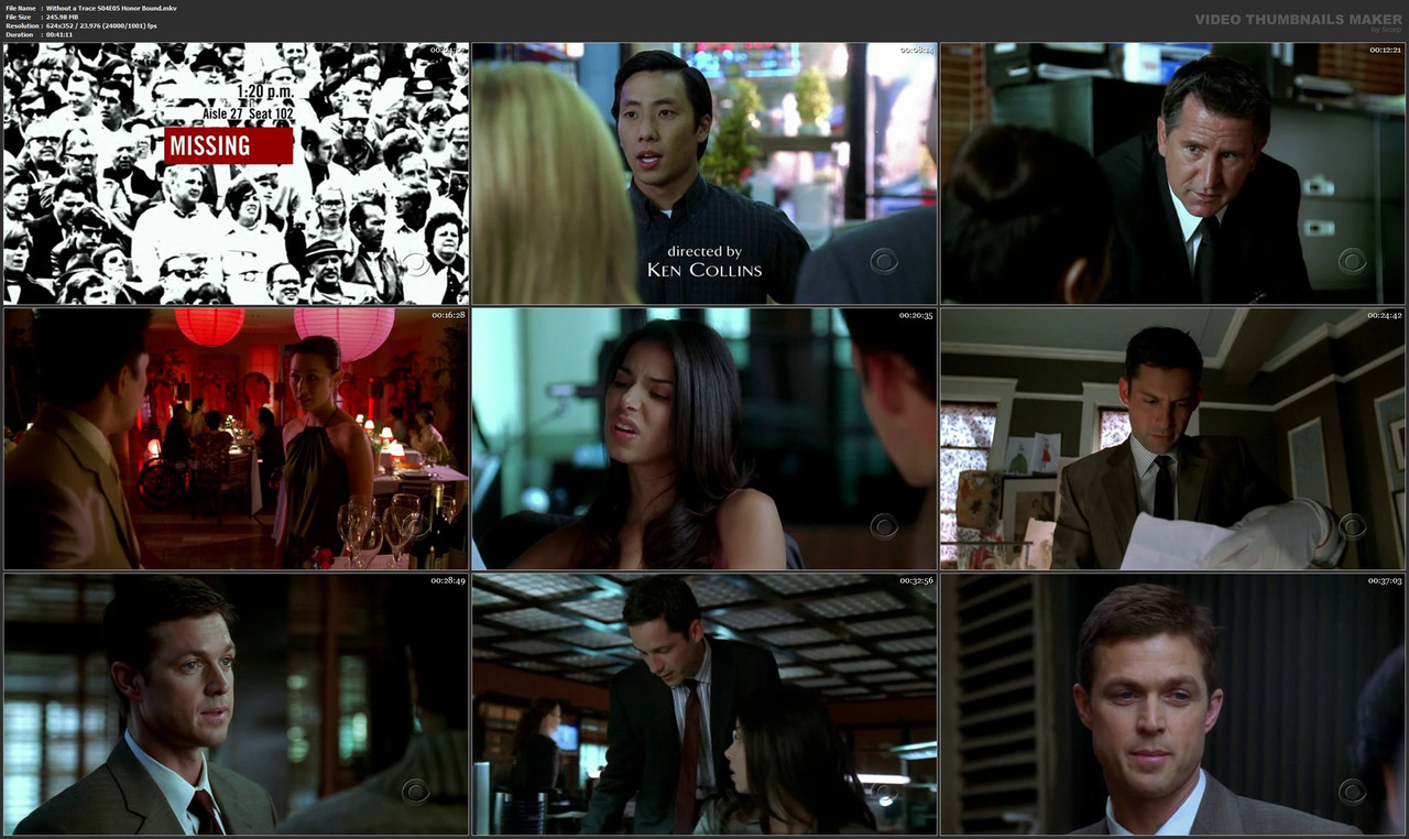 Without a Trace S04E05 Honor Bound.mkv