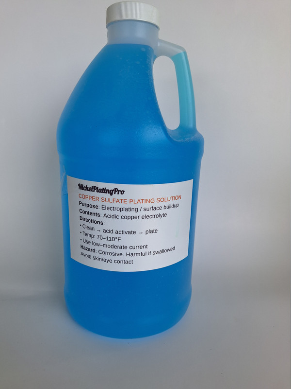 64 ounce bright copper plating solution