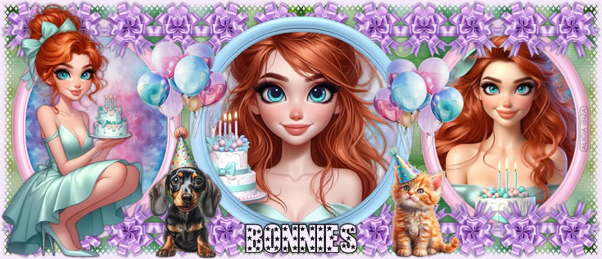 Puppy Birthday bonnies