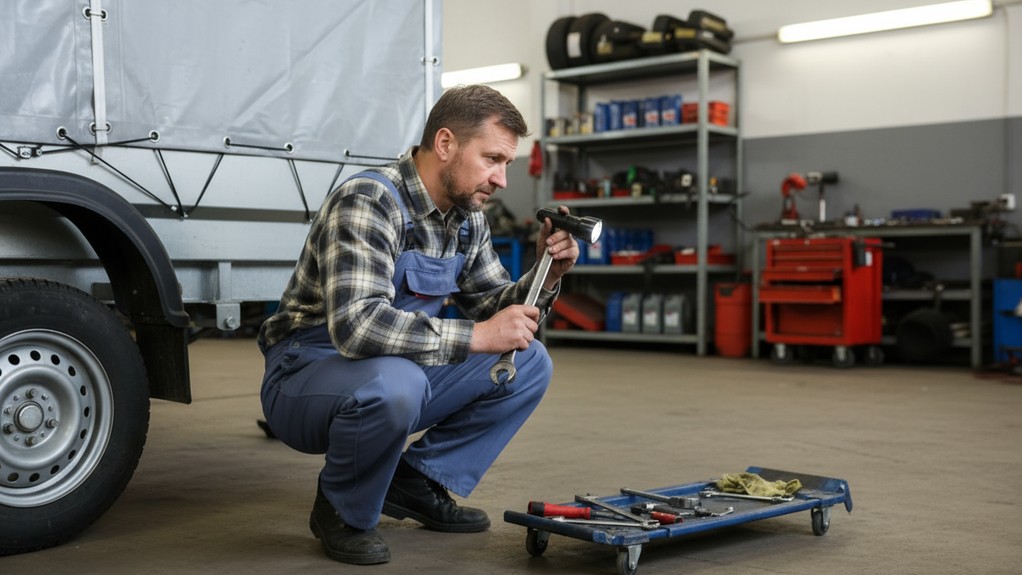 Самостоятельное техобслуживание торсионной подвески прицепа