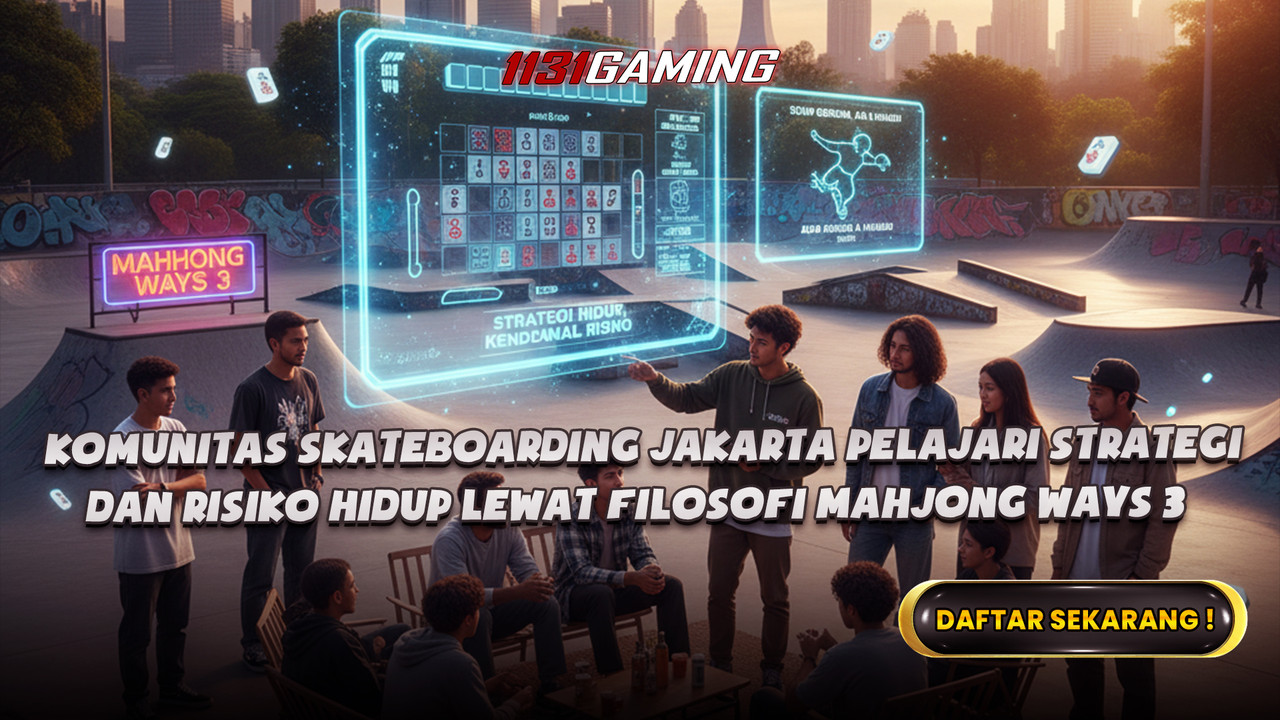 Komunitas skateboarding jakarta pelajari strategi dan risiko hidup lewat filosofi mahjong ways 3