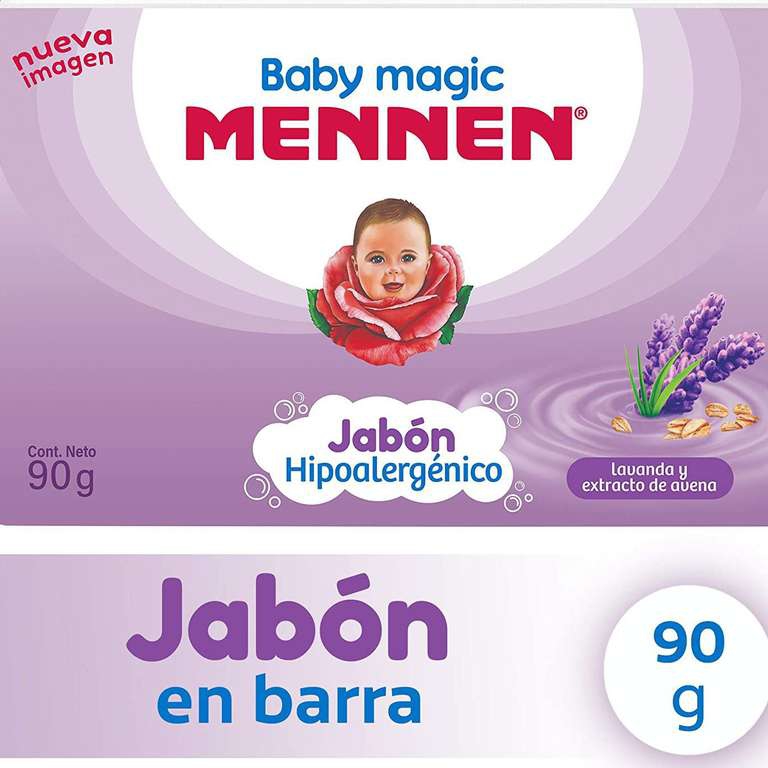 Amazon: Mennen Baby Magic Jabón para Bebé Lavanda 90 gr 

