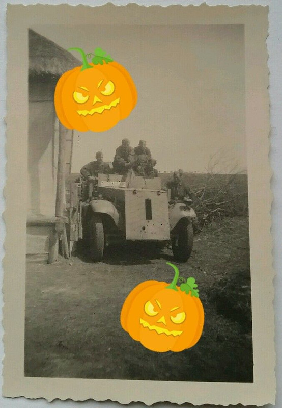 Orig.Foto Panzer Spw Sdkfz 1944 Ungarn Pak Aufbau Sonderfahrzeug Panzerjäger 1