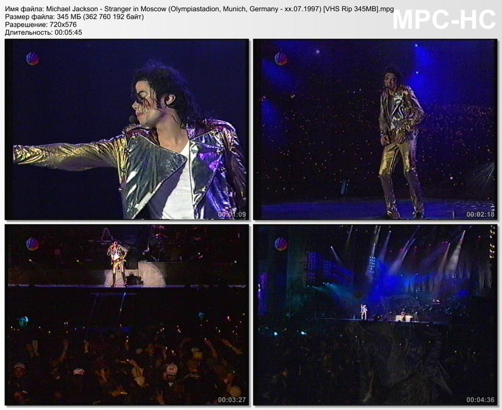 Michael Jackson - Stranger in Moscow (Olympiastadion, Munich, Ge