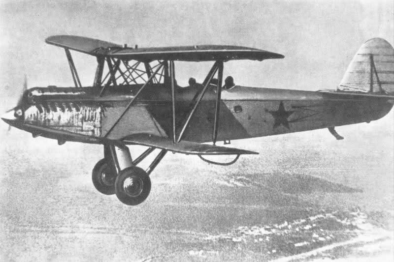 Polikarpov I-5T. Torpedero