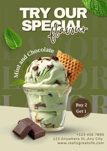 ICE CREAM POSTER