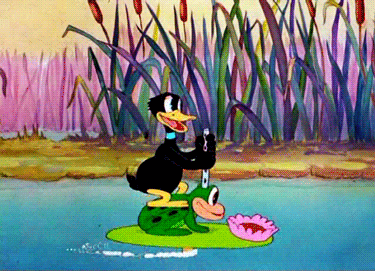 Daffy-Duck-singing-The-Merry-go-round-broke-down.gif