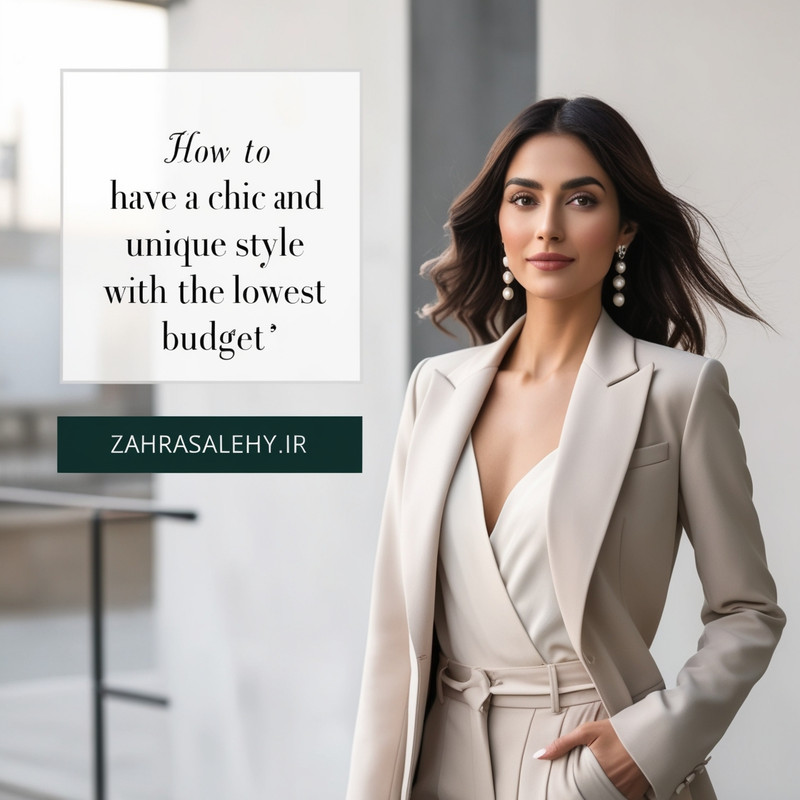 چگونه با کمترین هزینه، استایل شیک و منحصر به فردی داشته باشیم؟