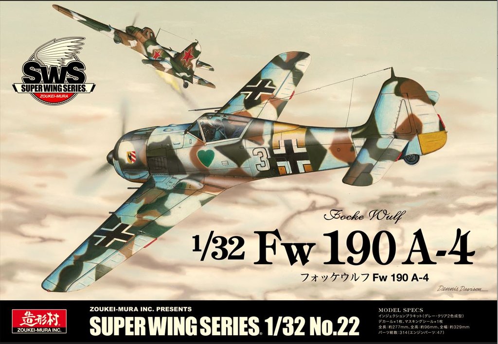 1/32 - Focke-Wulf Fw.190A Würger & D Dora families by Zoukei Mura