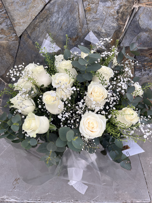 Ramo 15 Rosas Blancas