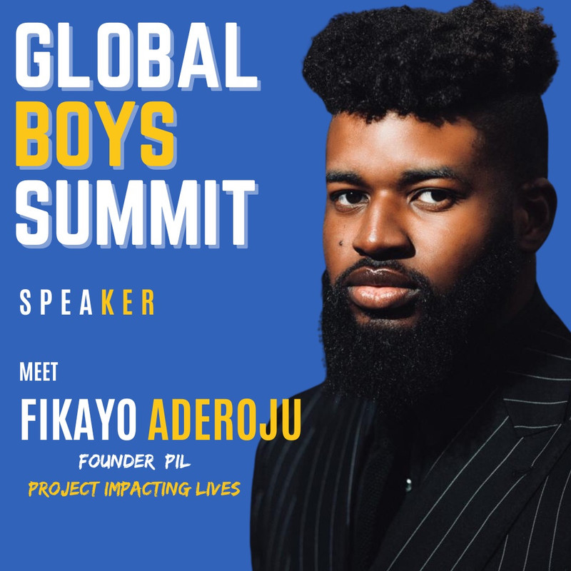 Fikayo Aderoju at Global Boys Summit 2023