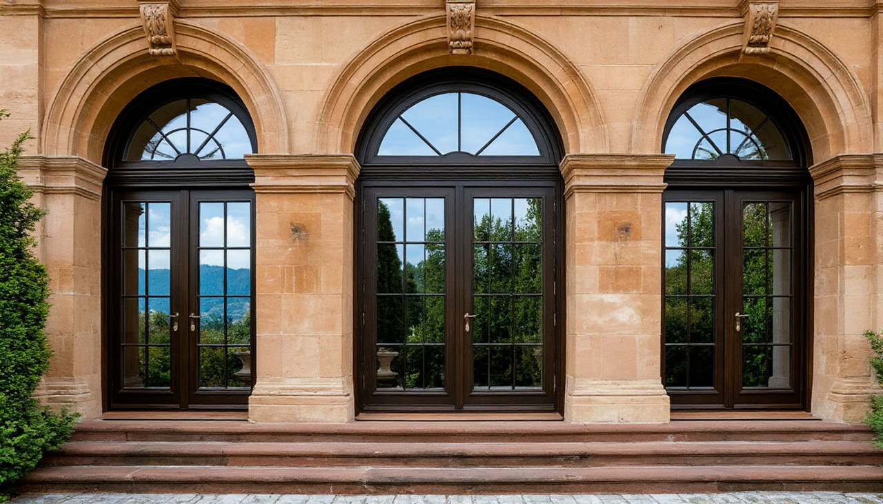 арочные окна пластиковые