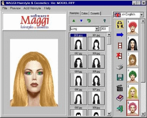Maggi hairstyle & makeup software 6.0
