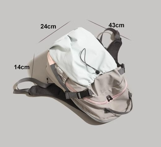 Red Minimalist Laptop Backpack Large Capacity 43cm for Men and Women - Unisex Casual School Bag for Uni and Work