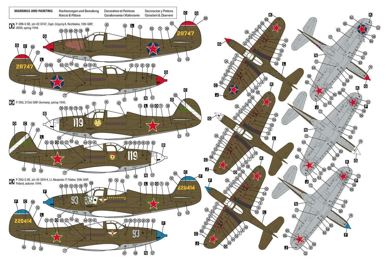 1/48 - Bell P-39 Airacobra by Hobby 2000 (plastic Hasegawa