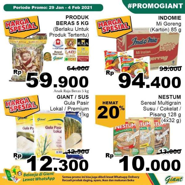 Katalog Promo Giant 29 Januari - 4 februari 2021