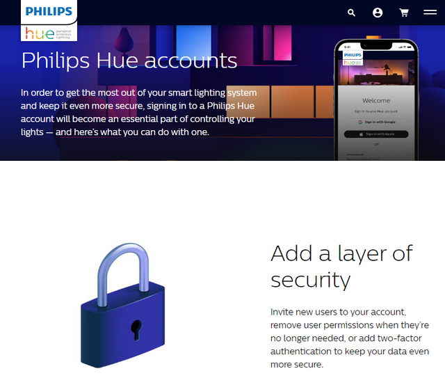 Philips Hue accounts