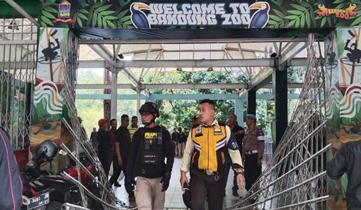 Bandung Zoo Ditutup, Massa Ngamuk Jebol Gerbang Lobi Demi Bisa Masuk!