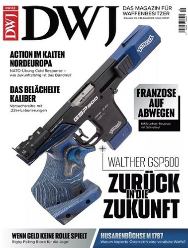 Cover: Dwj Magazin für Waffenbesitzer Magazin No 09 September 2022