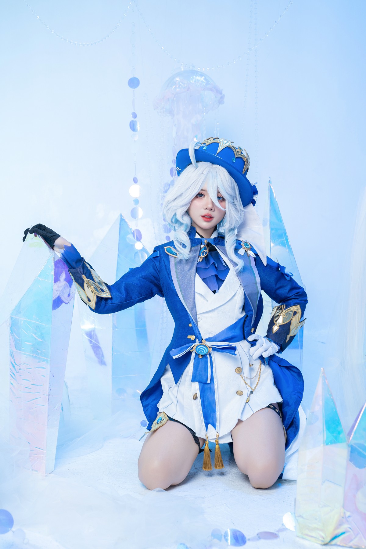 PoppaChan Furina Cosplay (Genshin Impact Fontaine) – 41 Photos 195MB插图2