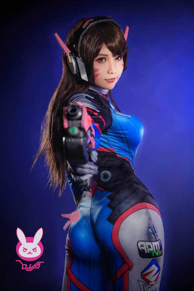 Hana Bunny D.Va Cosplay写真合集｜守望先锋 Overwatch D.Va 高清图片[57P-50.9M]插图2