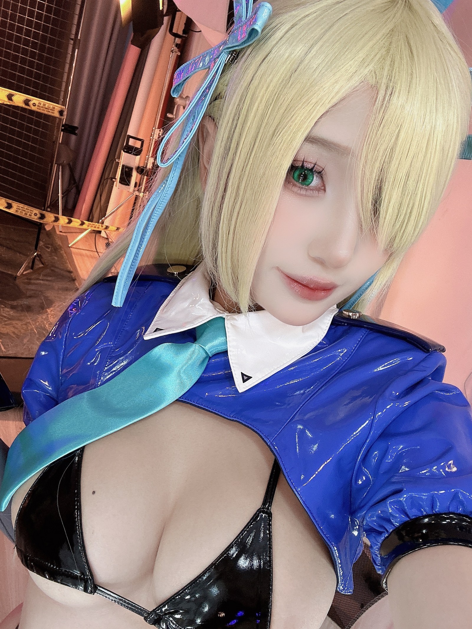 Puy Puy – 一之濑明日奈 Asuna Police Cosplay 写真合集（133P+7V-4.59GB）插图5