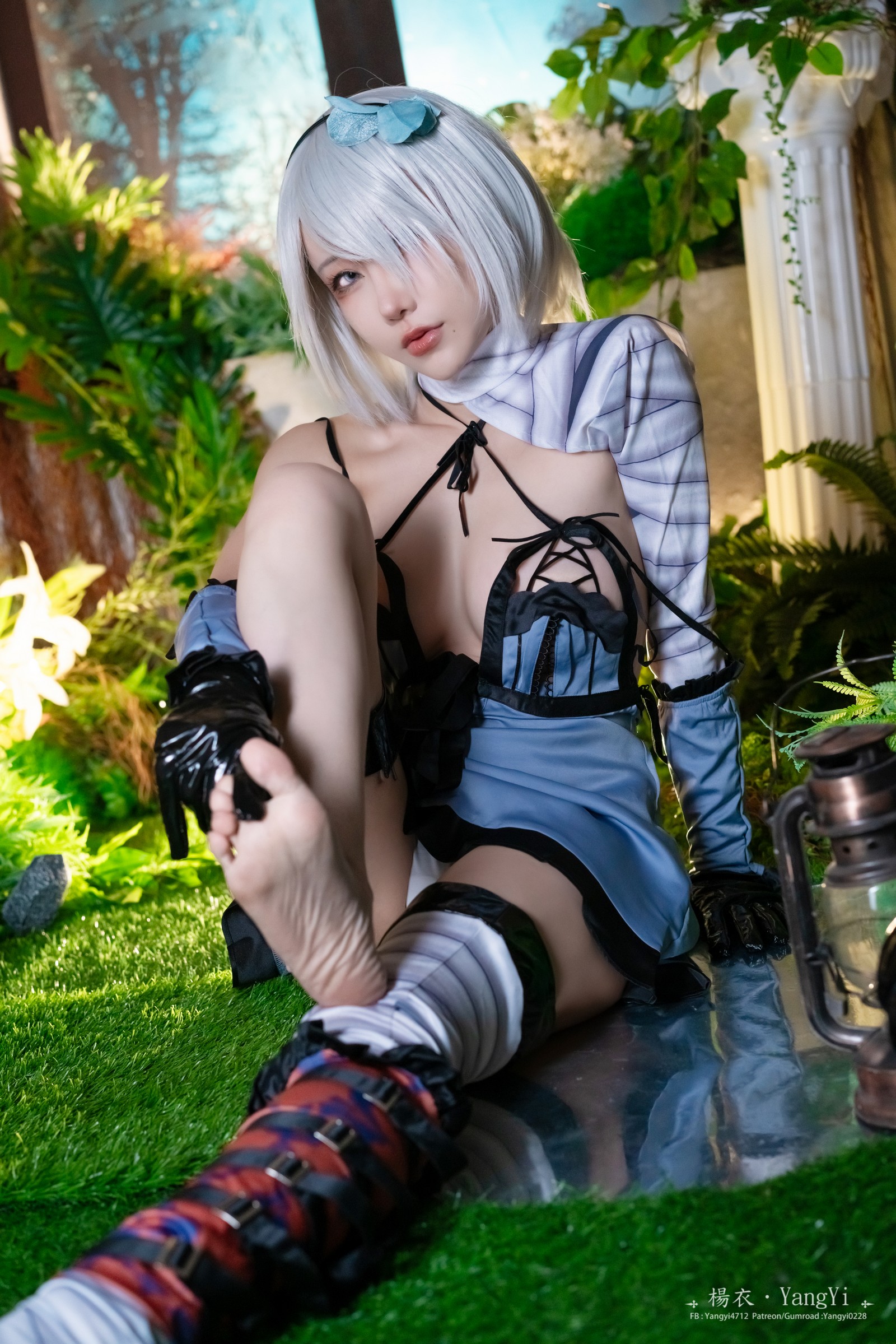 楊衣 Yangyi – 2B Cosplay 高清写真视频合集（59P+4V-488MB）尼尔机械纪元插图1