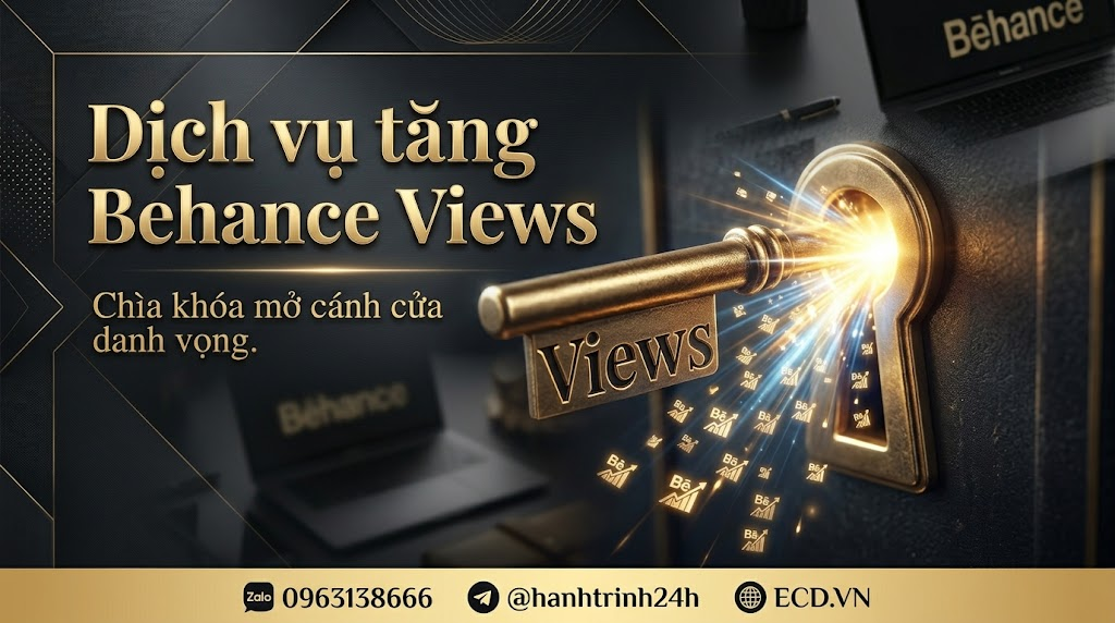 dịch vụ tăng behance views thử nghiệm cho portfolio