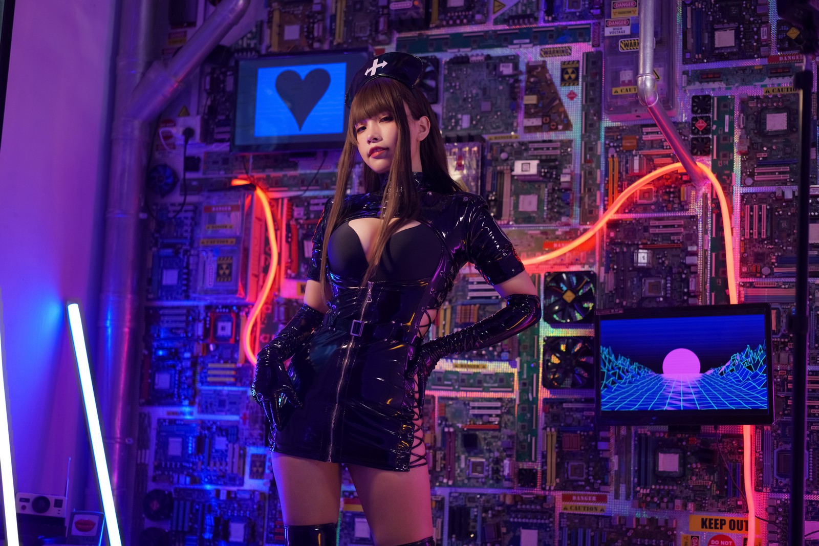 Neko-薇薇 暗黑护士 Cosplay 写真＋视频合集｜高清大图（54P｜5V｜543MB）插图7