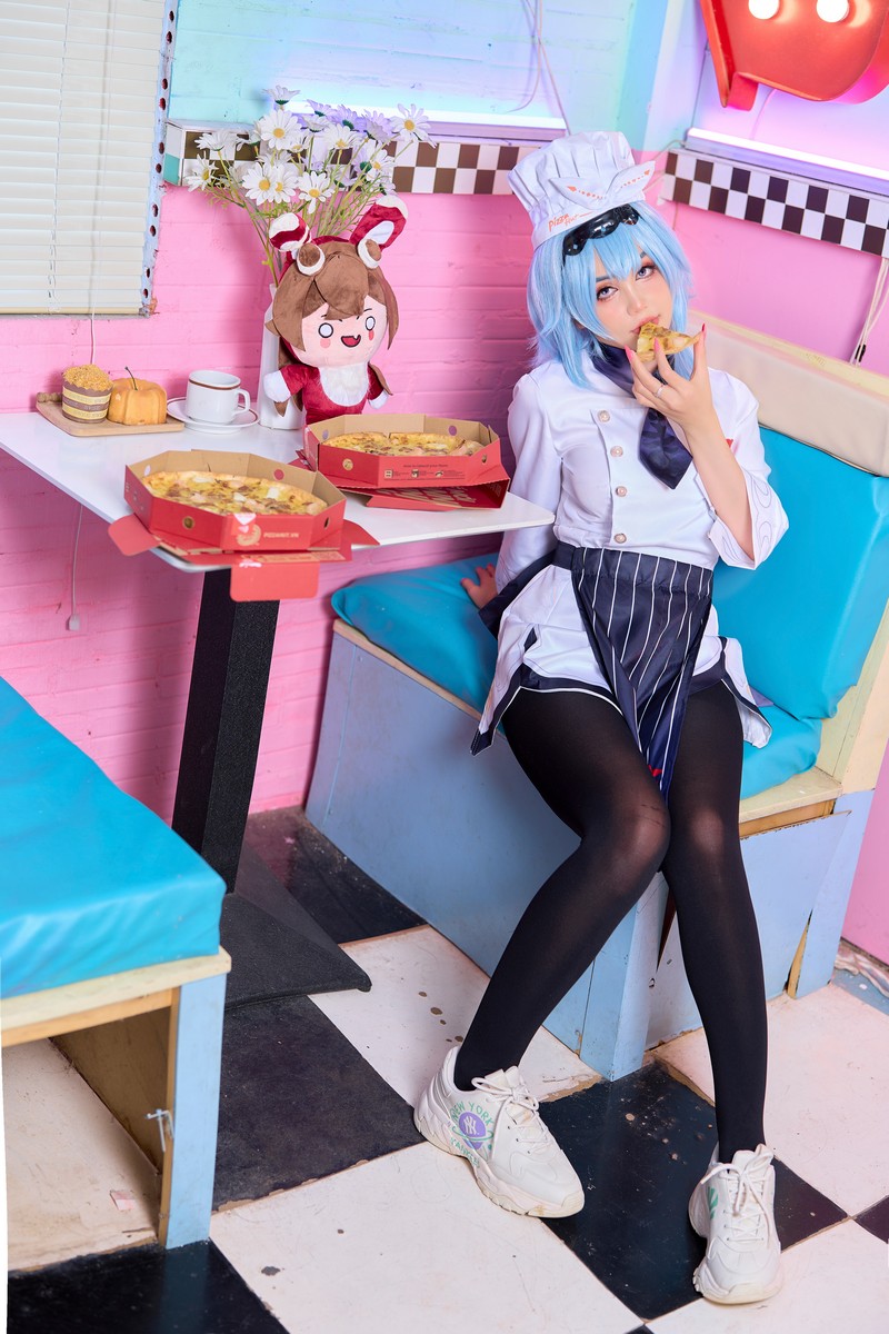 Joyce Lin2x Eula Pizza Cosplay Genshin Impact 写真 49P插图2