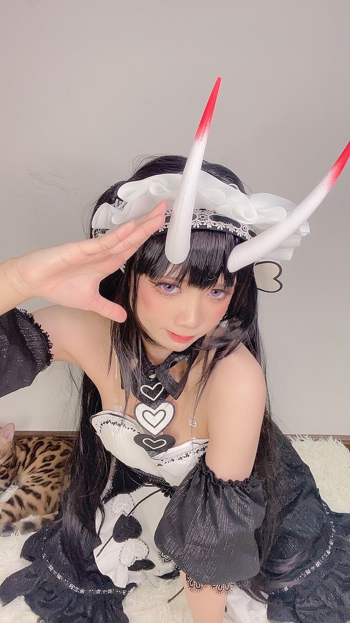 PoppaChan Noshiro Maid Cosplay (Azur Lane) – 117 Photos 11 Videos 408MB插图7