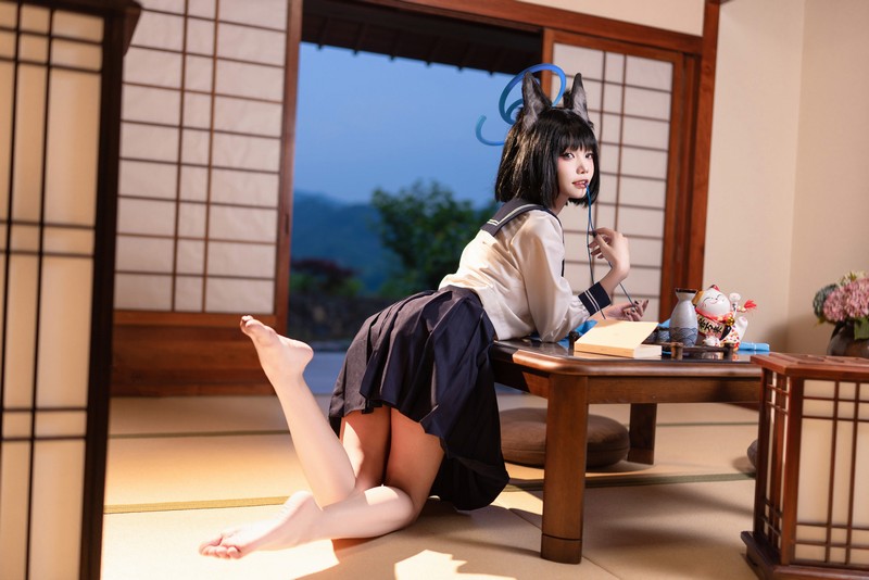 艾西Aiwest 桐生桔梗Cosplay写真图集 高清美图合集 48P (296.8M)插图3