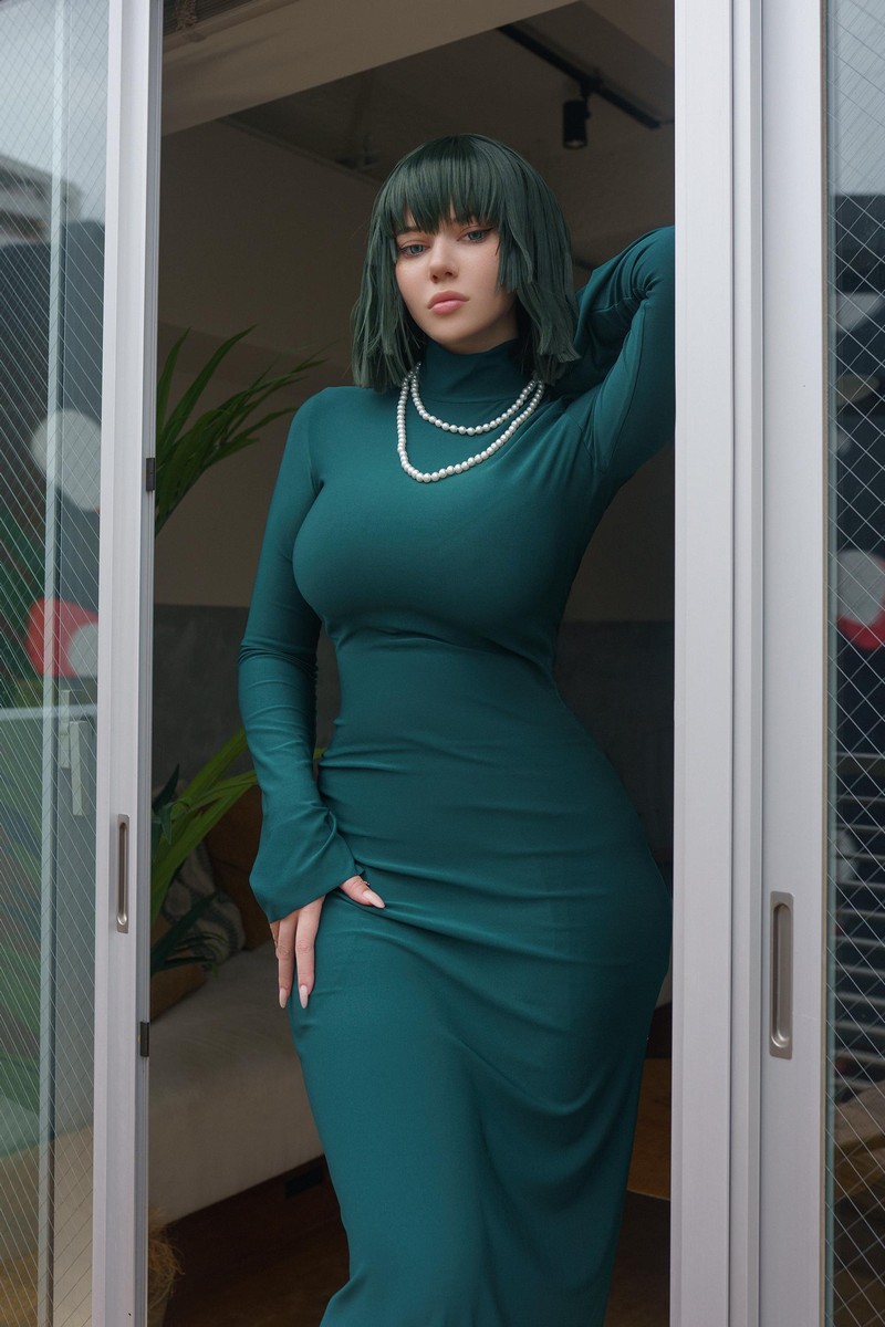 Alina Becker 吹雪 Fubuki Cosplay 一拳超人角色写真【40P-12M】插图9