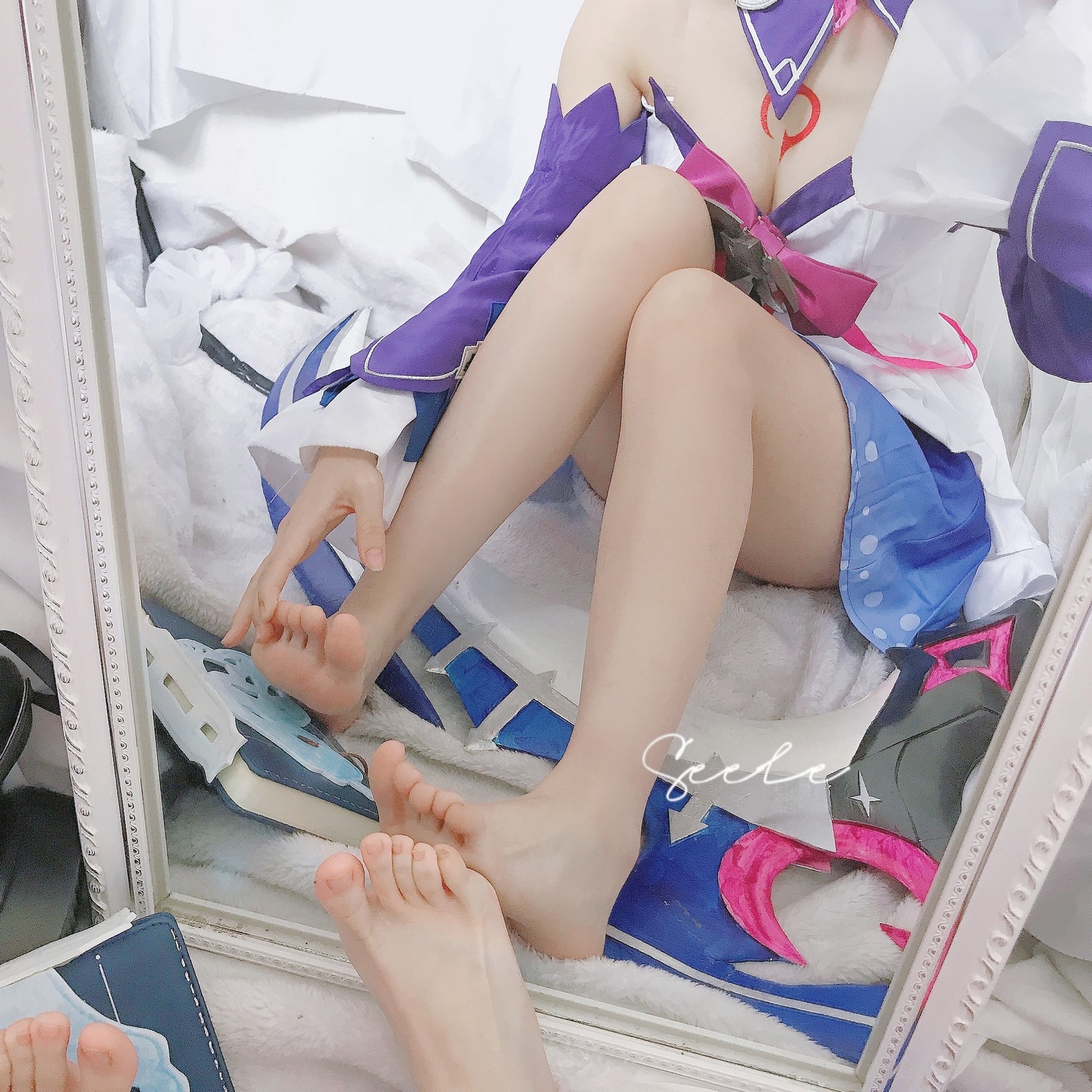 Seele麦麦希儿幻海梦蝶写真集｜梦幻蓝色系高清图集（168P-229.3M）插图1
