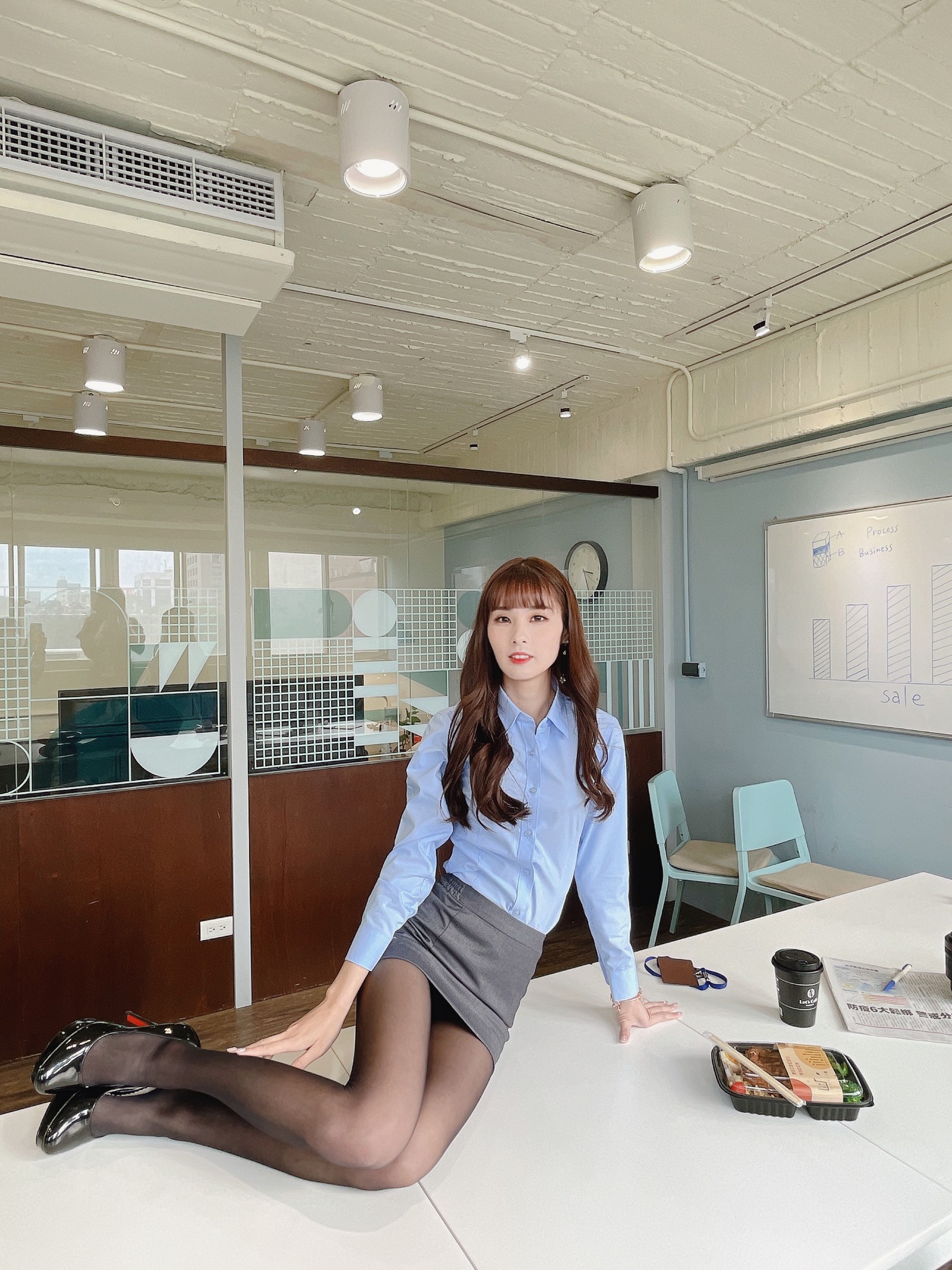 泥泥汝 OL 女郎 B 主题 写真＋视频合集｜高人气职业风作品（350P｜12V｜840MB）插图7