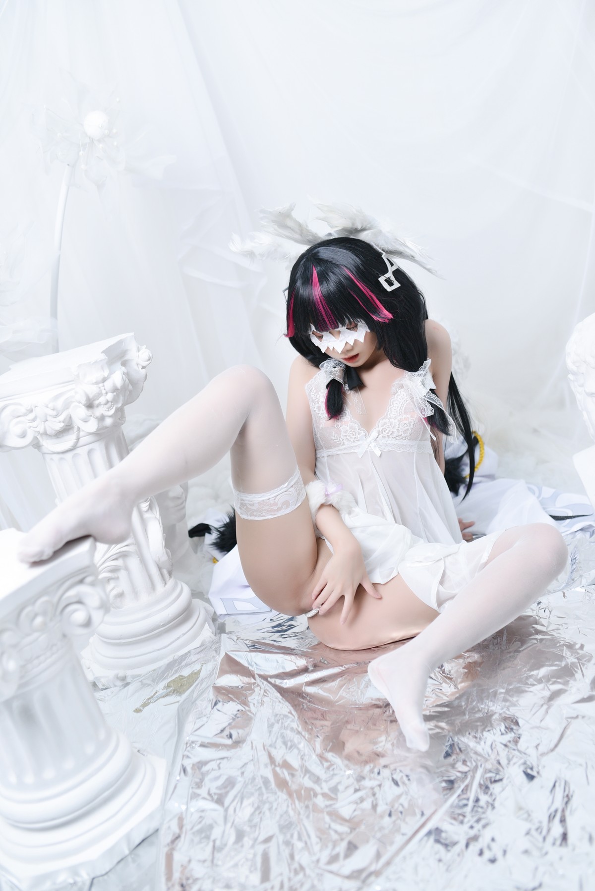 PoppaChan Columbina Cosplay Set (Genshin Impact Fatui) – 146 Photos 346MB插图8