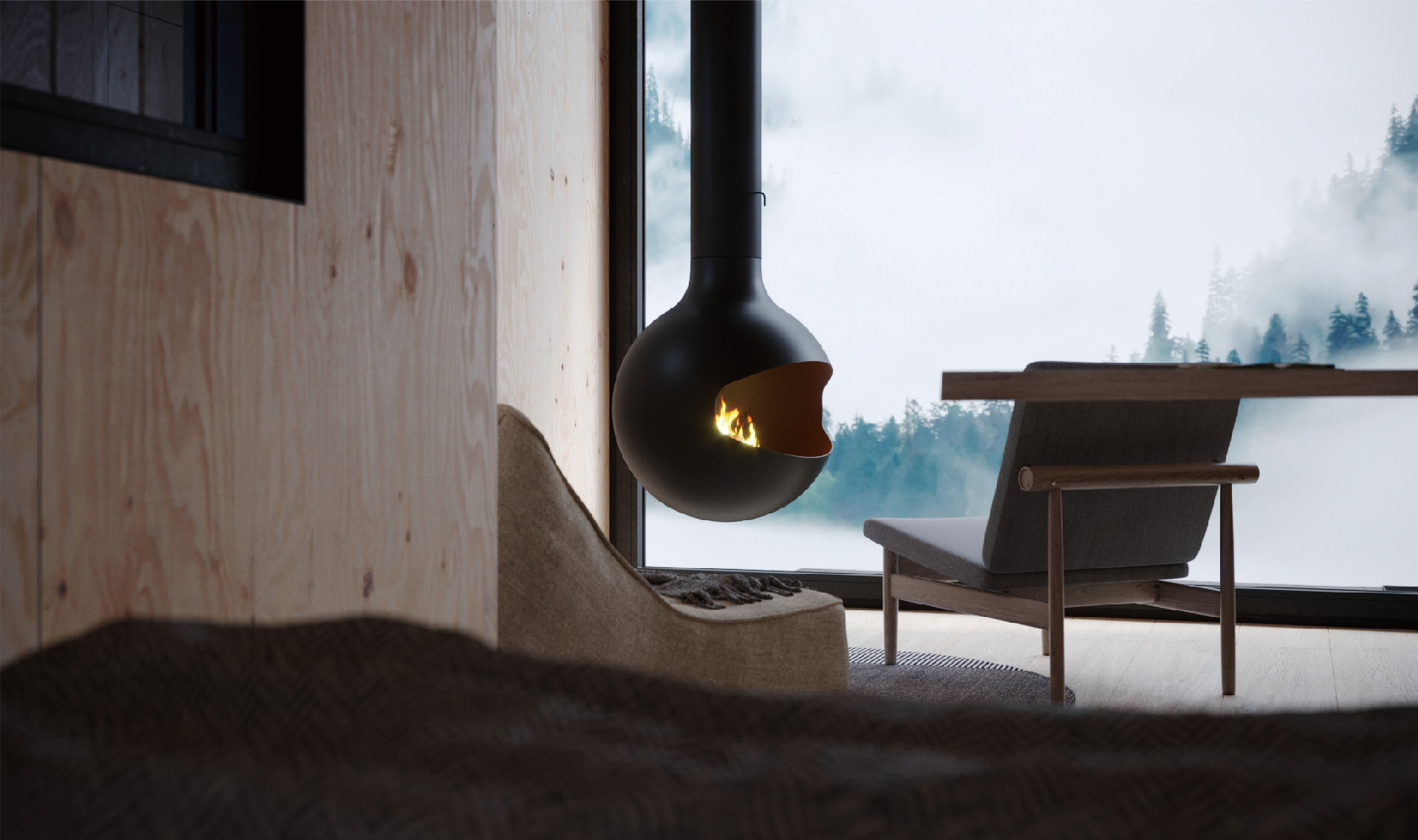 Minimalist cabin design for modular living